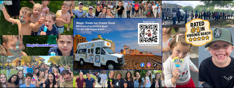 Magic Treats Ice Cream Truck Virginia Beach 60 flavors of ice cream and magic
